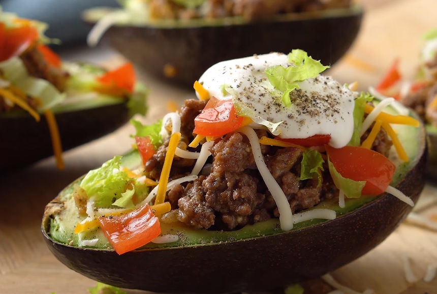 Easy Beef Stuffed Avocado Recipe