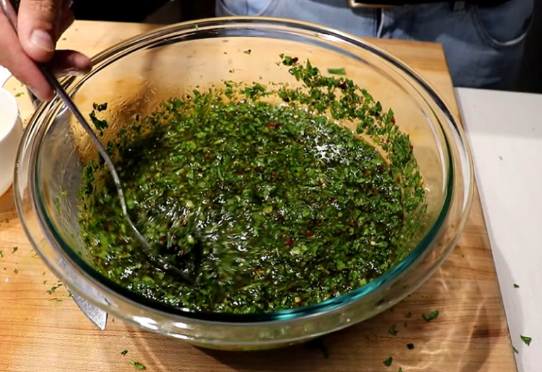 Chimichurri Sauce Ground Beef Recipe