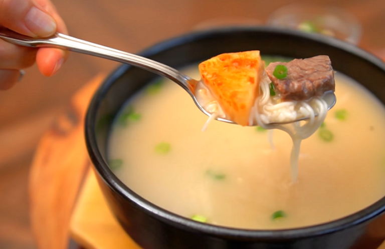 Korean Beef Bone Broth Soup Recipe