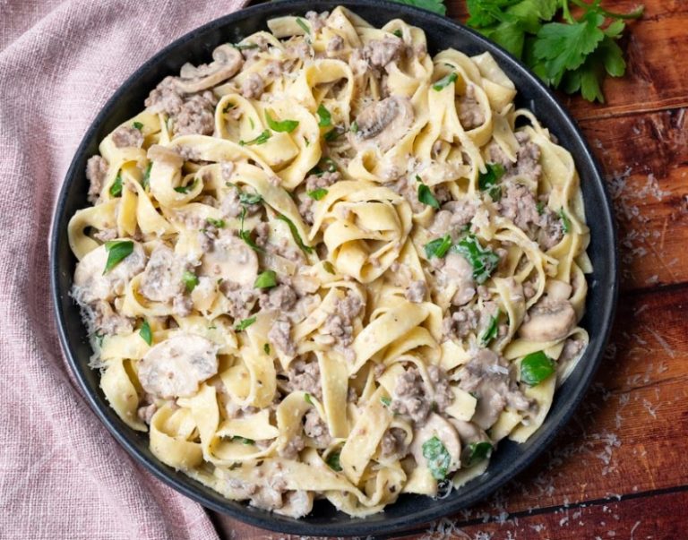 Recipe with Ground Beef And Alfredo Sauce