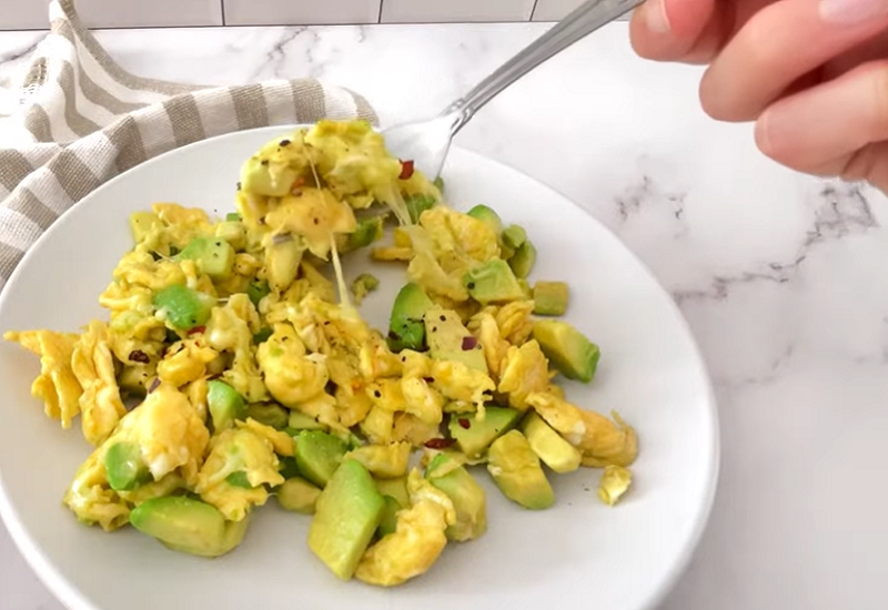 Avocado Egg Scramble