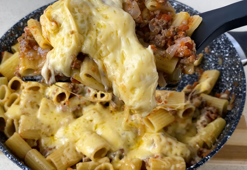 Beef And Cheese Pasta