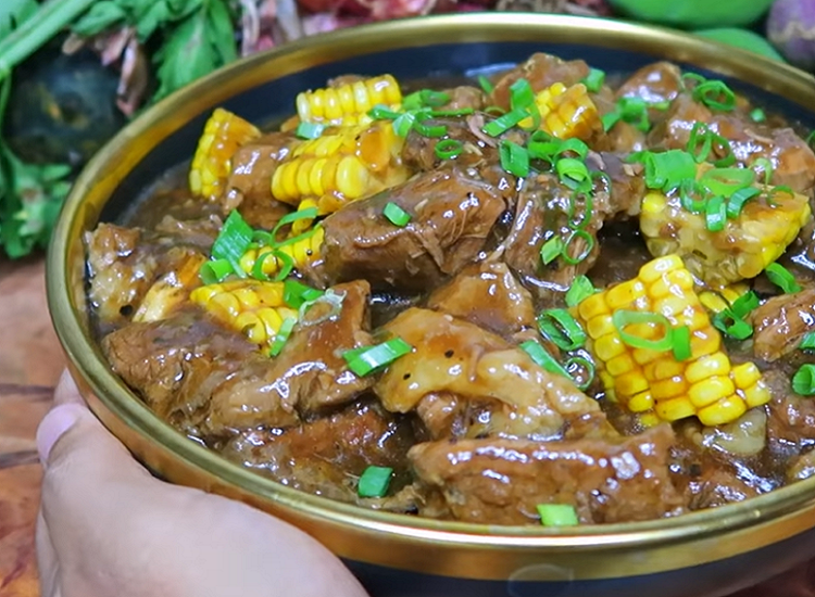 CREAMY BEEF WITH CORN RECIPE