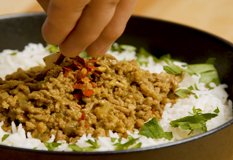 Easy and Healthy Ground Beef Coconut Milk Curry Recipe