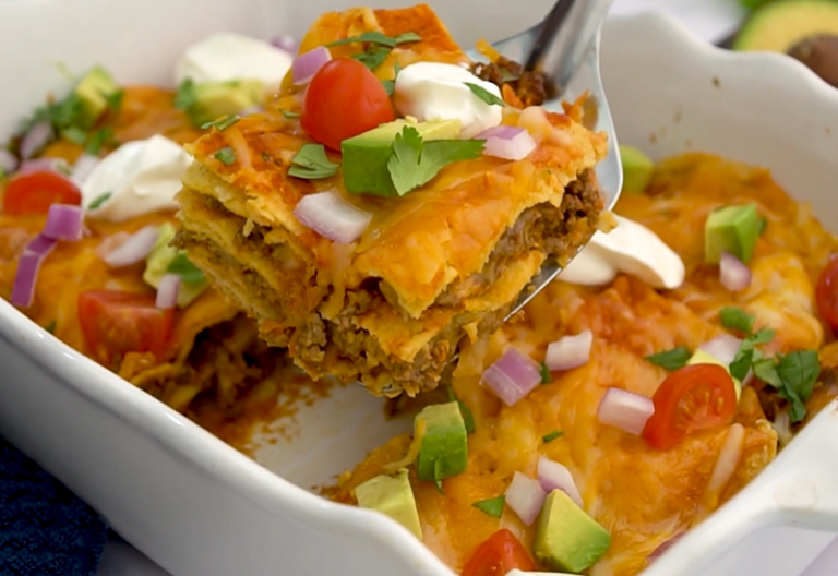 Ground Beef with Corn Tortillas Recipe