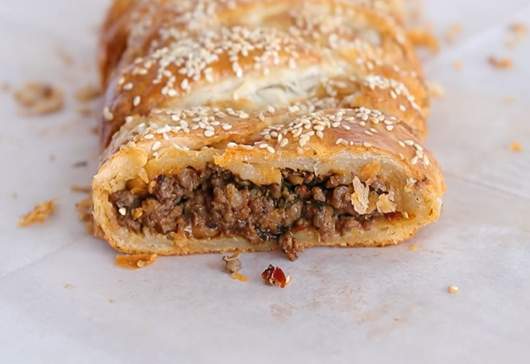 Ground Beef with Dough