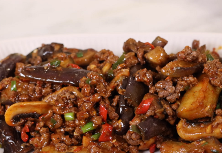 Ground Beef with Eggplant Recipe