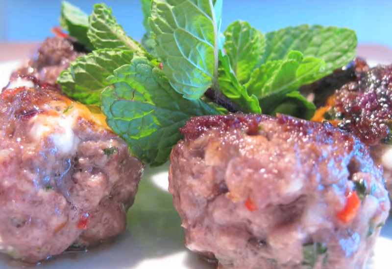 Meatballs with Feta Cheese