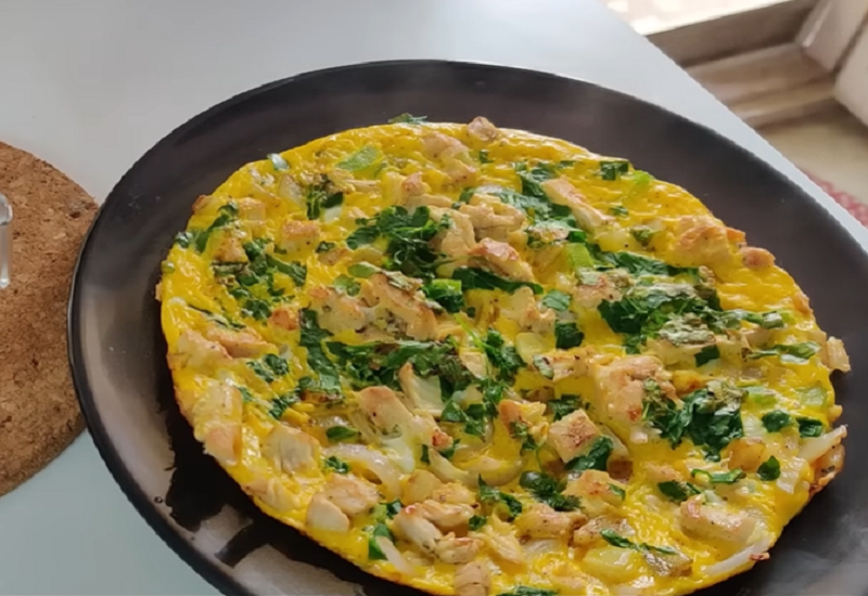 Chicken Omelette | Easy Healthy Breakfast Recipes