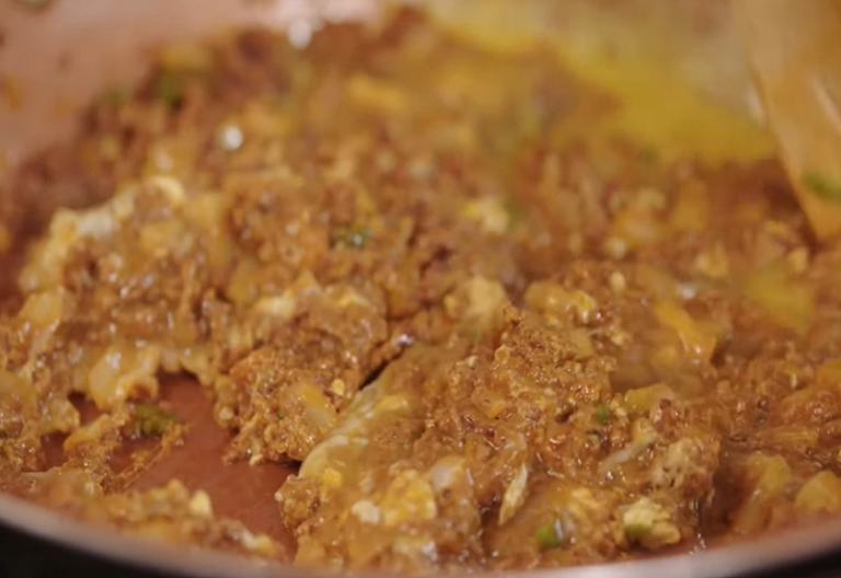 Keto Breakfast with Chorizo and Eggs