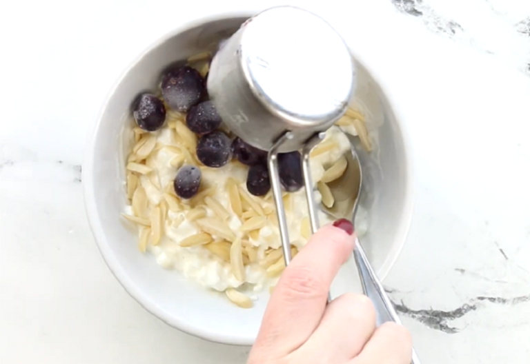 Keto Breakfast with Cottage Cheese