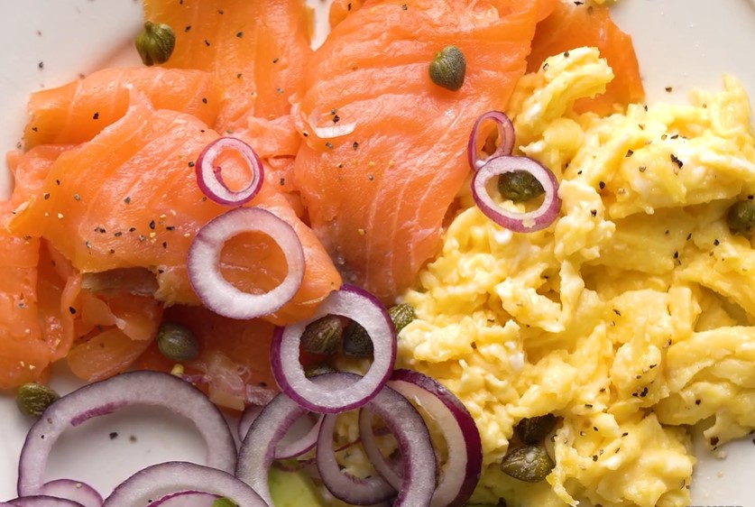 Keto Smoked Salmon Brunch Bowl