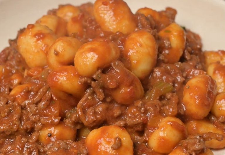 Beef with Gnocchi