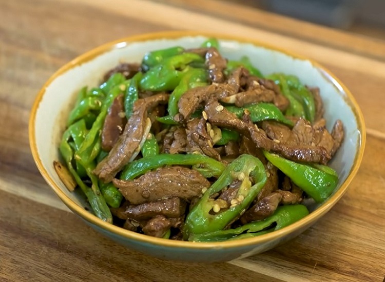 Beef with Green Peppers