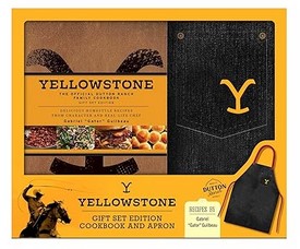 Yellowstone - The Official Dutton Ranch Family Cookbook Gift Set, Plus Exclusive Apron