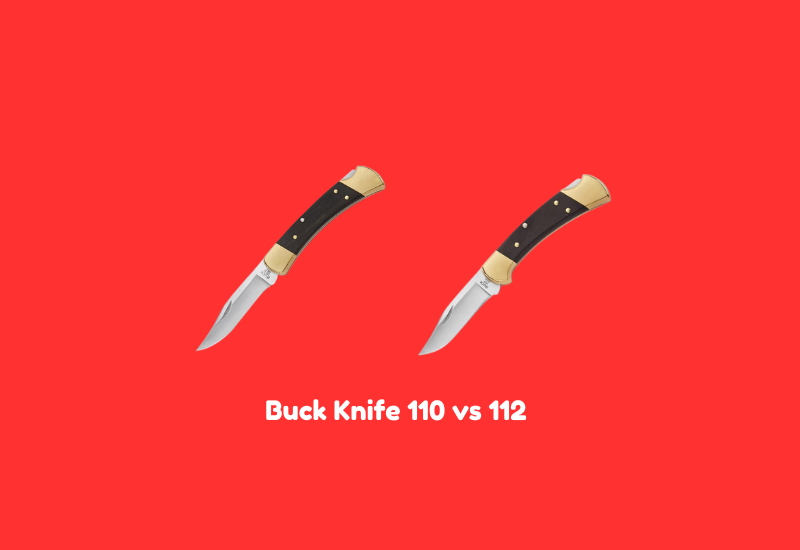 Buck Knife 110 vs 112