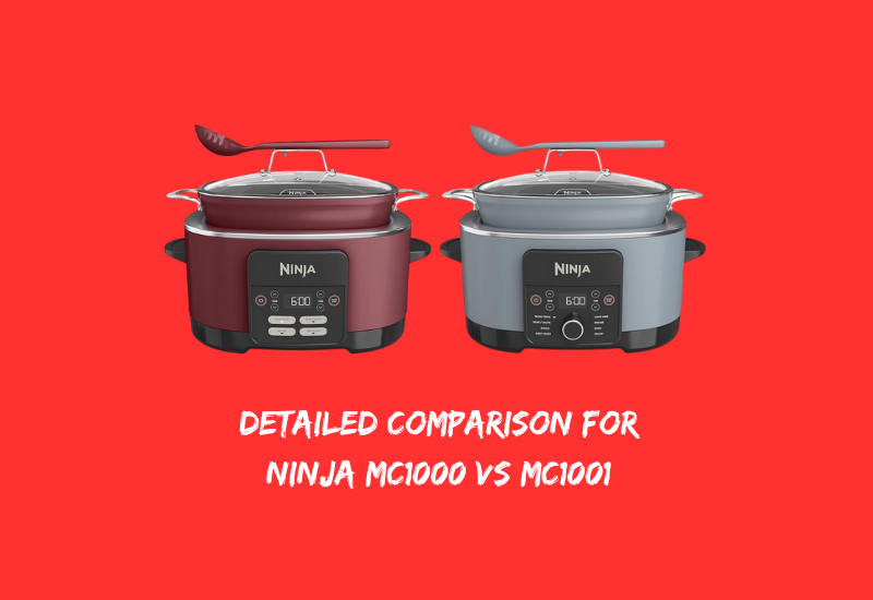 Detailed Comparison for Ninja MC1000 vs MC1001