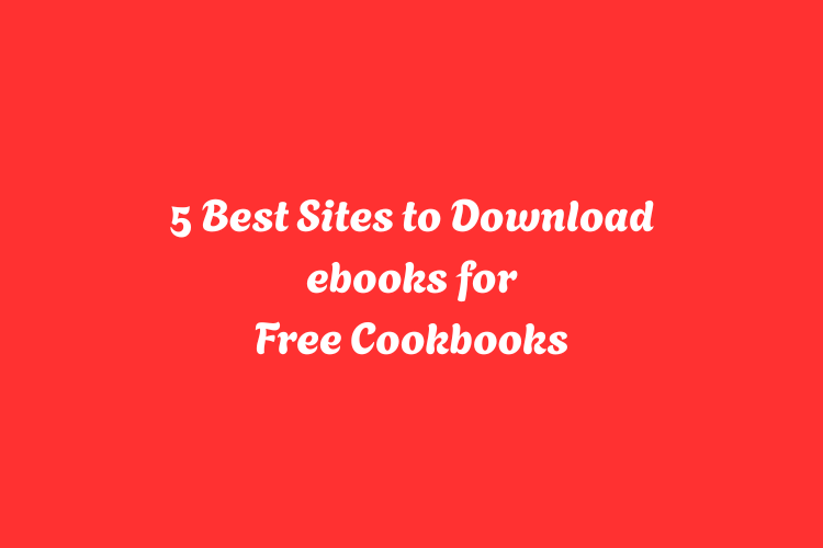 best sites to download ebooks for free cookbooks
