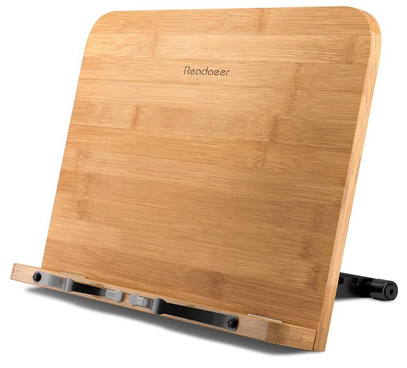 Readaeer Bamboo Cookbook Stand
